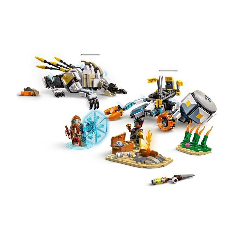 LEGO Horizon Adventures 77037 Aloy and Varl vs. Testudien and Sawtooth