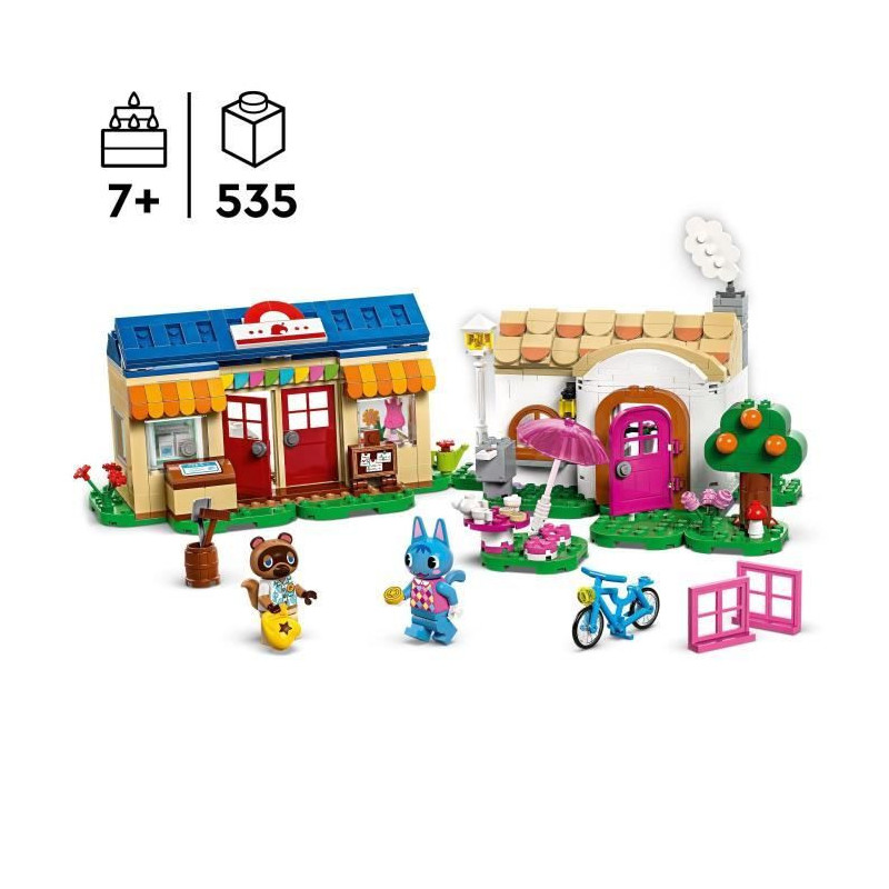 LEGO Animal Crossing 77050 Nook's Shop & Rosie's House Creative Buildi