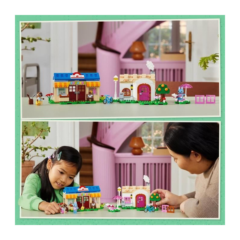 LEGO Animal Crossing 77050 Nook's Shop & Rosie's House Creative Buildi
