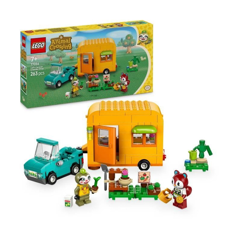 LEGO Animal Crossing 77054 Racine's Caravan and Gardening Stand - Car
