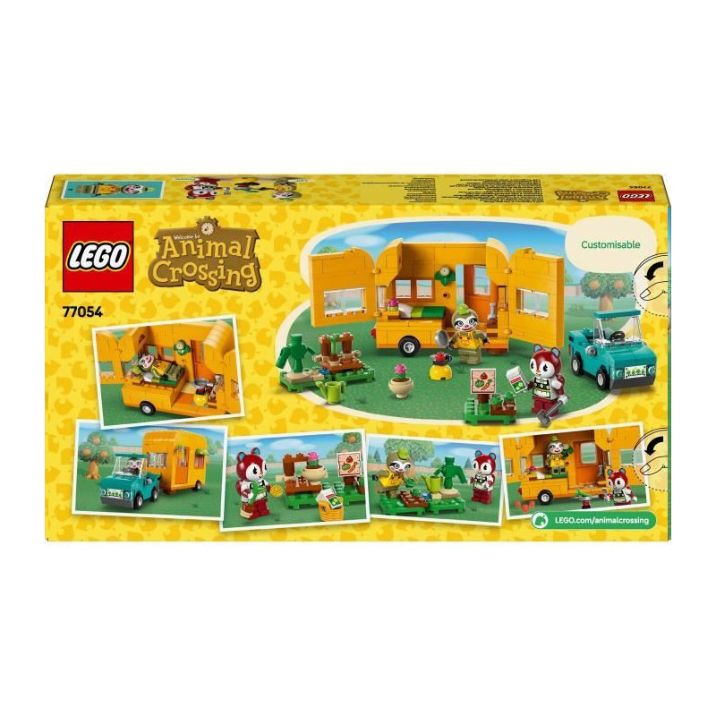 LEGO Animal Crossing 77054 Racine's Caravan and Gardening Stand - Car