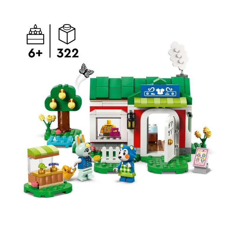 LEGO Animal Crossing 77055 Fairy Fingers Sisters' Clothing Shop - Toy