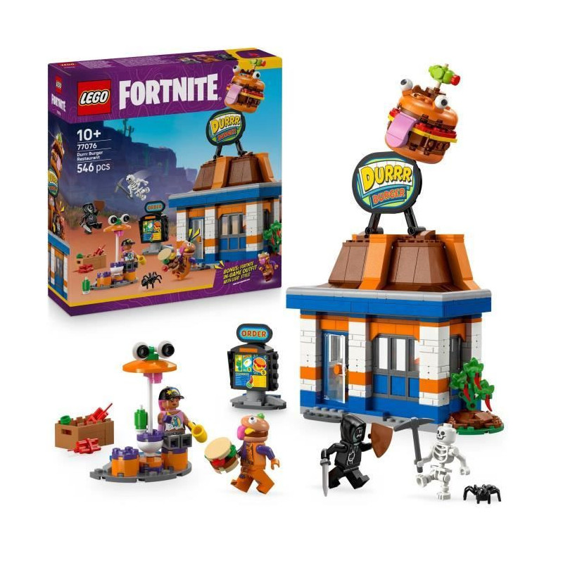 LEGO Fortnite 77076 Durrr Burger Restaurant - Building Set for Boys Ag