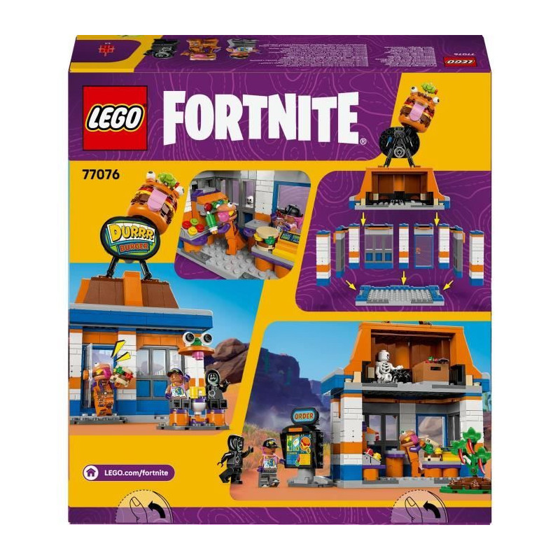 LEGO Fortnite 77076 Durrr Burger Restaurant - Building Set for Boys Ag