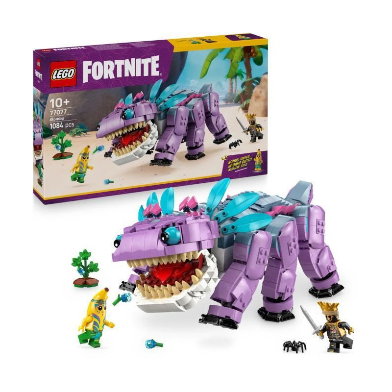 LEGO Fortnite 77077 Klombo - Building Set for Boys Ages 10 - Dino Figu