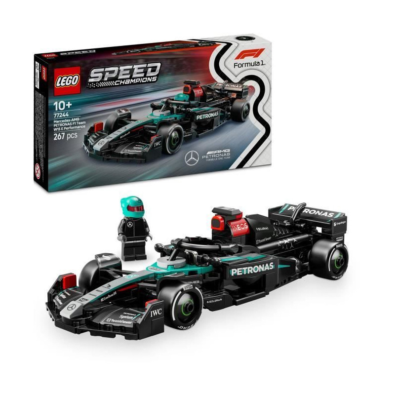 LEGO Speed Champions 77244 Mercedes-AMG W15 F1 Car - 10 Years Building