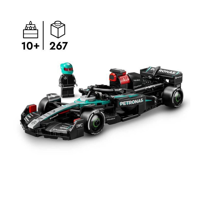 LEGO Speed Champions 77244 Mercedes-AMG W15 F1 Car - 10 Years Building