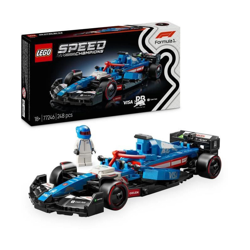 LEGO Speed Champions 77246 F1 Car Visa Cash App RB VCARB 01 - Gift Ide