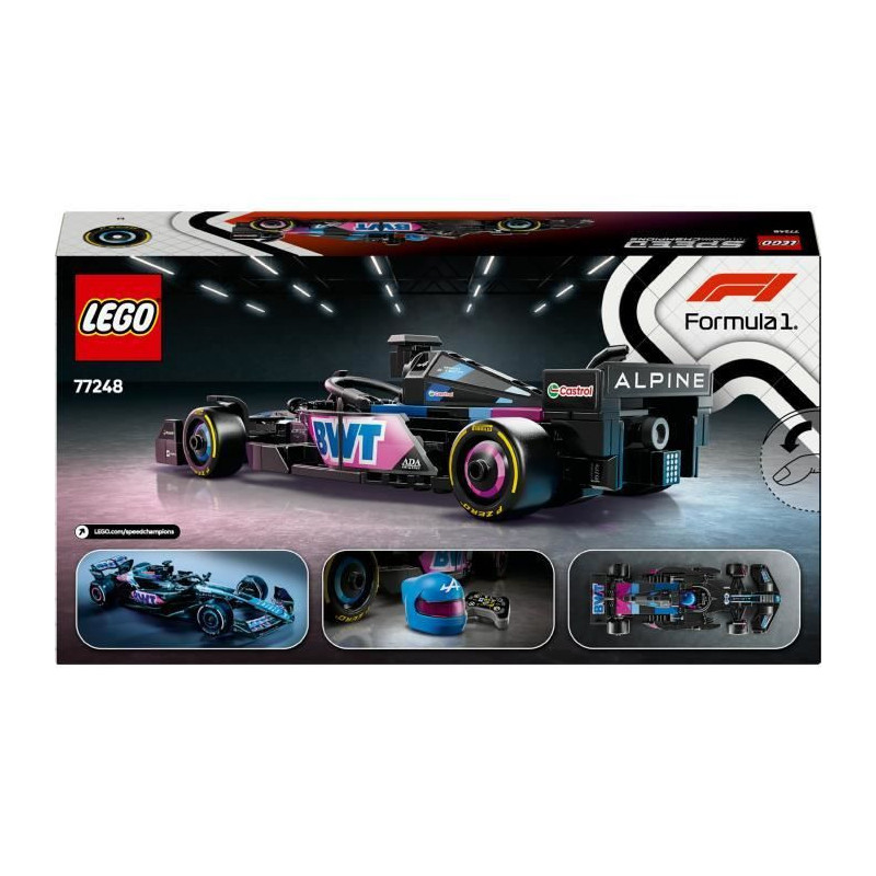 LEGO Speed Champions 77248 F1 Car BWT Alpine Team A524 10 Years Buildi
