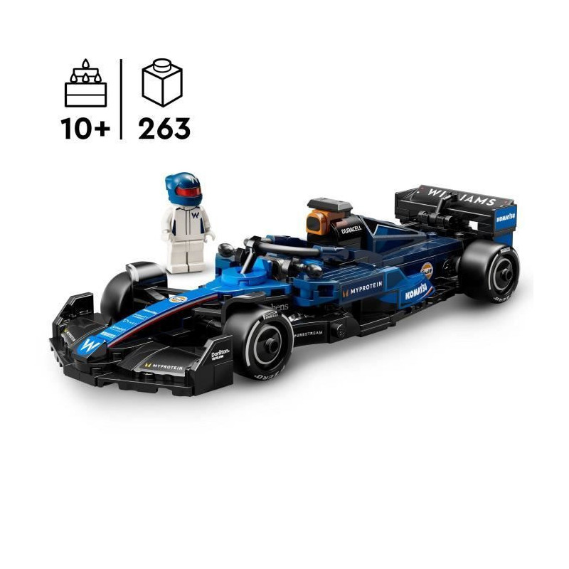 LEGO Speed Champions 77249 Williams Racing FW46 F1 Car 10 Years Buildi