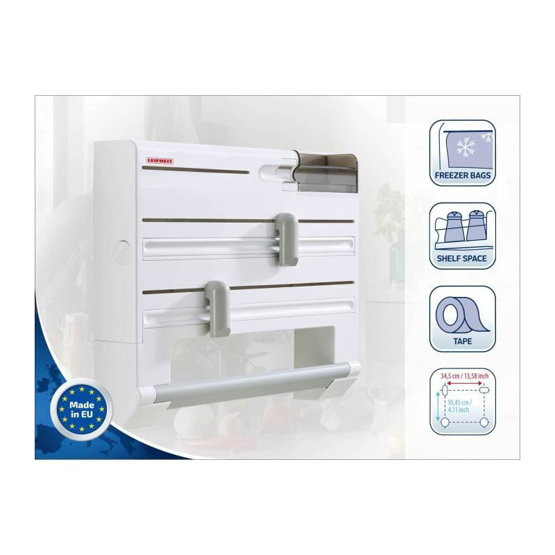 LEIFHEIT 3 Parat Plus Roller - White and Gray