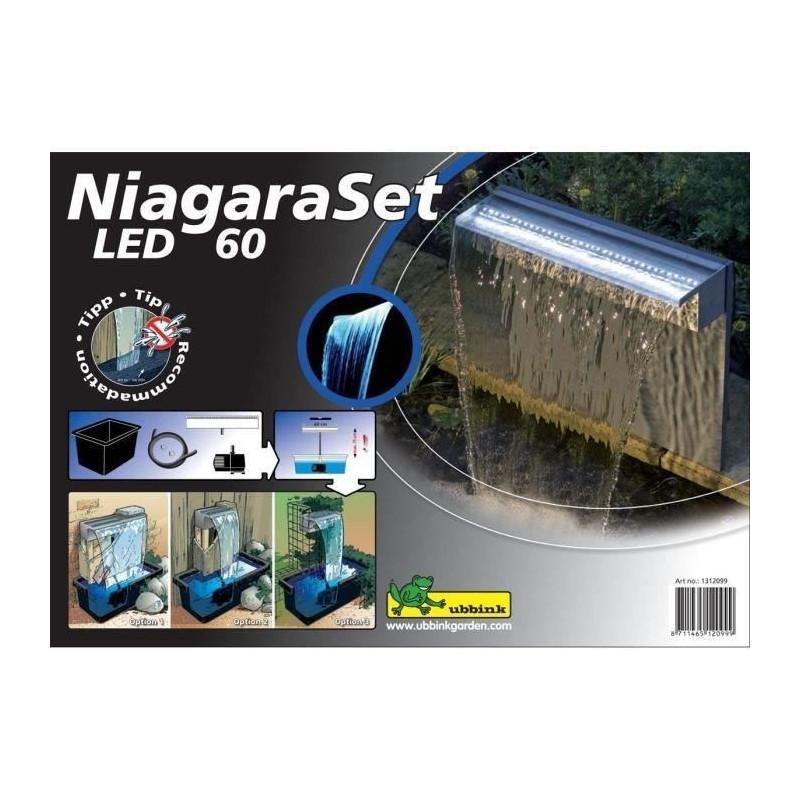 UBBINK NIAGARA 60 LED water blade kit