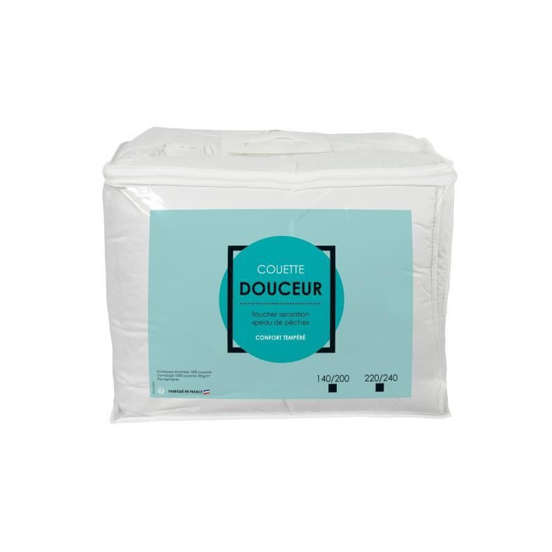 Temperate duvet 300gr/m² microfiber 140x200cm