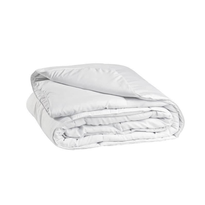 Duvet - 220 x 240 cm - temperate - 100% polyester - 2 people - white