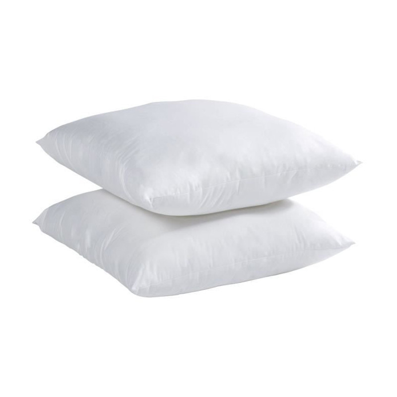 Set of 2 Microfiber Anti-Mite pillows 60x60cm