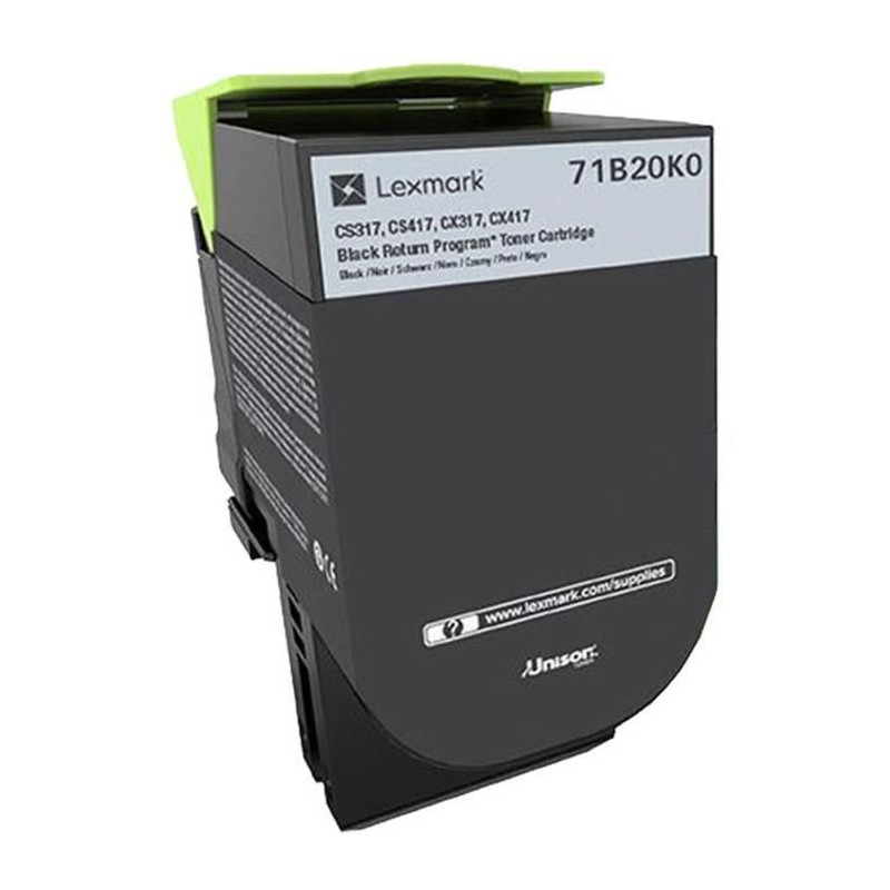 LEXMARK Black Ink Cartridge - Return Program - Compatible with CS / CX