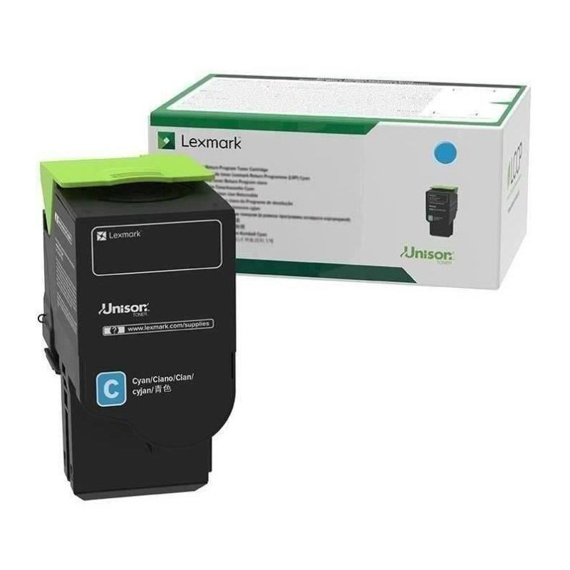 LEXMARK Lexmark Toner Cartridge - Cyan - Laser - Long Yield - 3500 Pgs