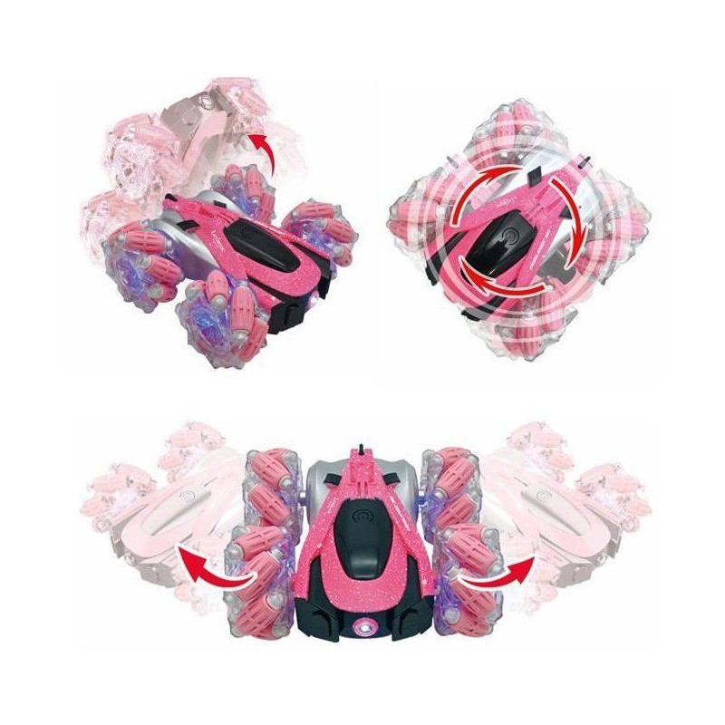 Crosslander 360+ - Pink remote-controlled, off-road car, luminous, pro