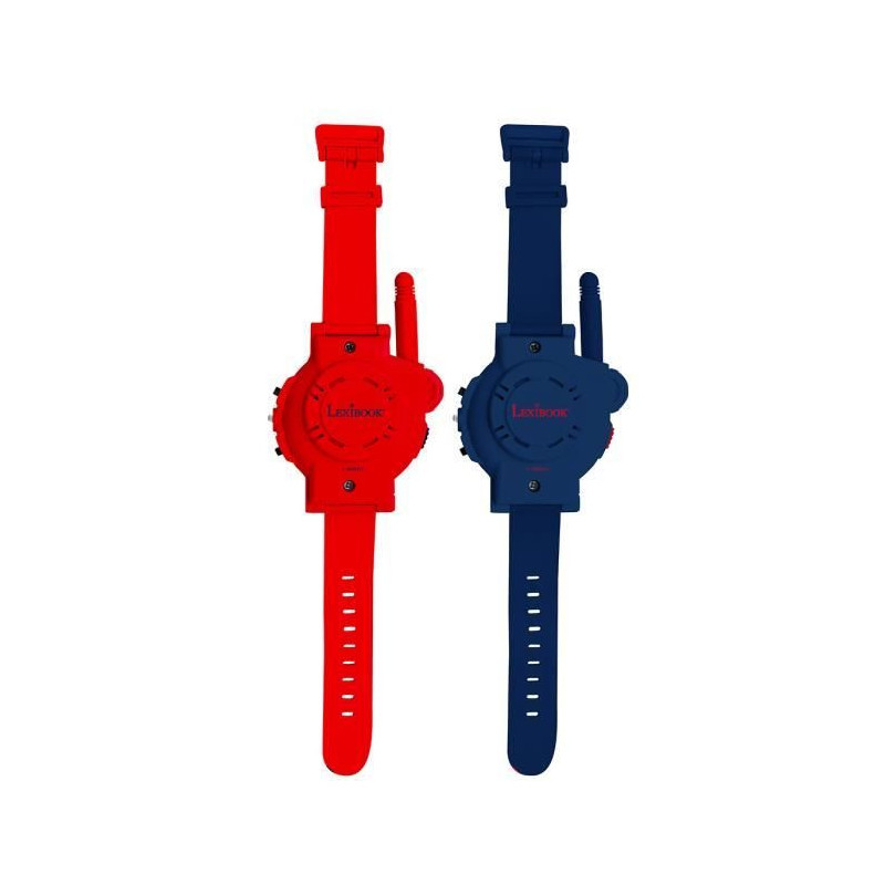 2 in 1 Walkie-Talkie SpiderMan 200m Watch - LEXIBOOK - Red - For Child