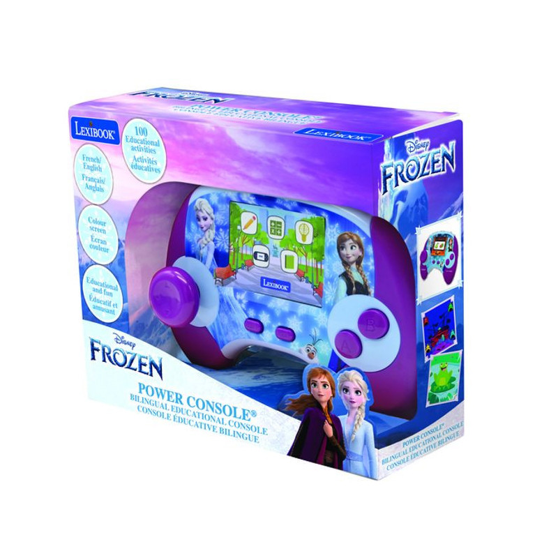 LEXIBOOK - Bilingual French/English educational console - Frozen 2.8 i