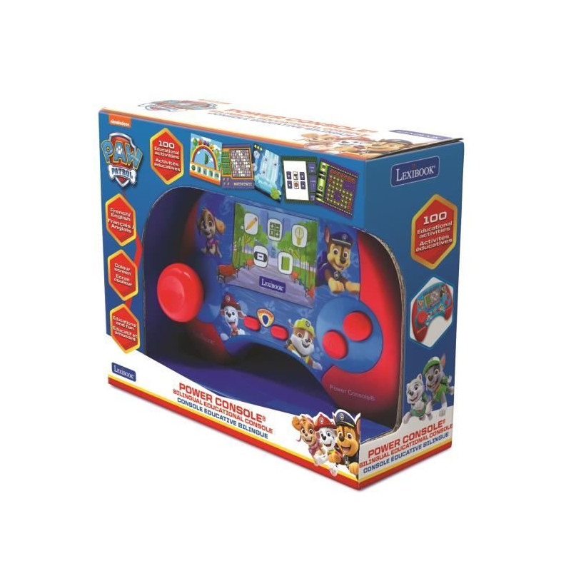 LEXIBOOK - French/English bilingual educational console - Paw Patrol w