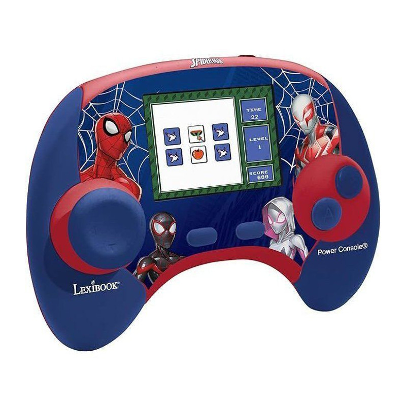 LEXIBOOK - French/English bilingual educational console - Spiderman, 2