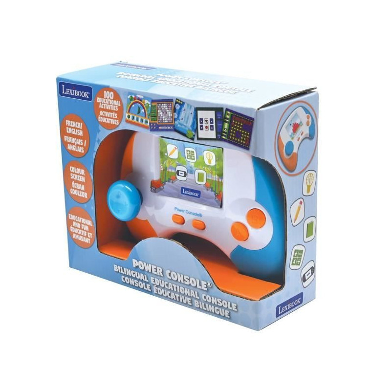 LEXIBOOK - French/English bilingual educational console - With 2.8 inc
