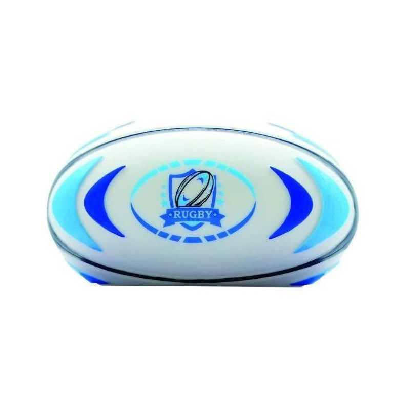 Digital alarm clock with 3D rugby ball night light and sound effects