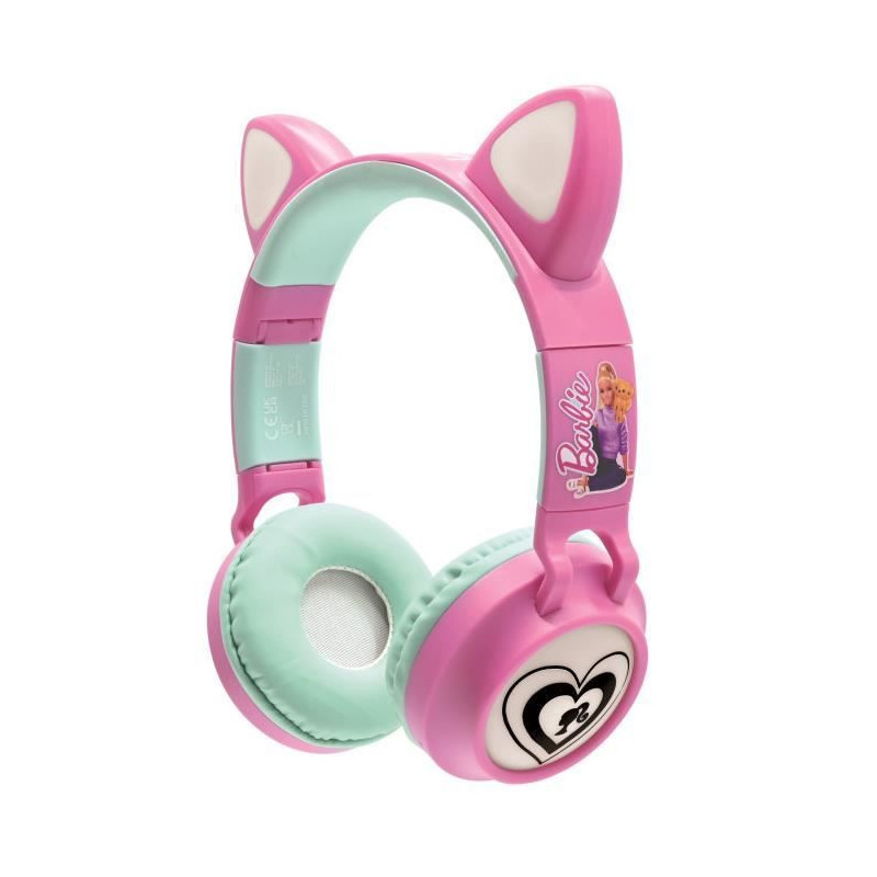 Barbie Bluetooth Headphones with Light Effects