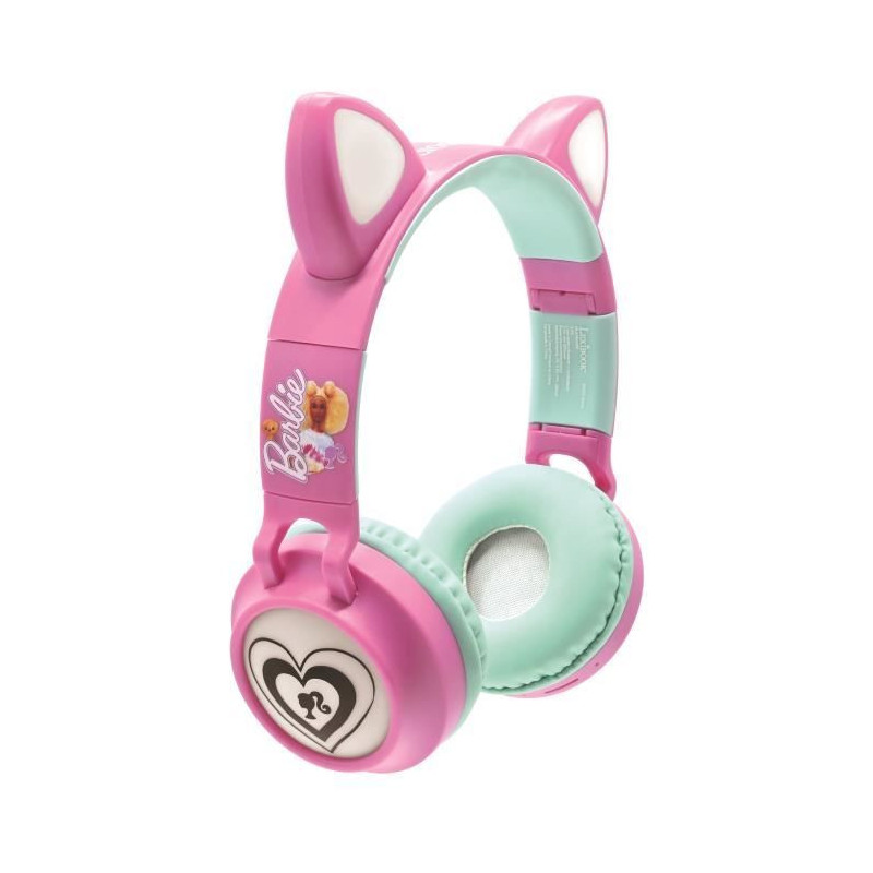 Barbie Bluetooth Headphones with Light Effects