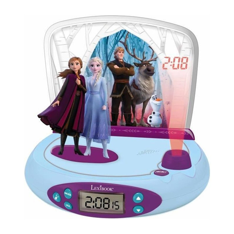 LEXIBOOK Frozen 2 - Projector alarm clock with sounds - RP510FZ