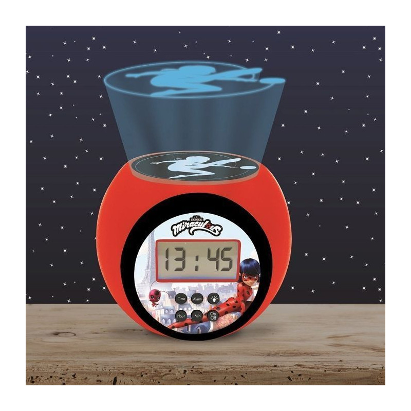 Miraculous Projector Alarm Clock with Timer