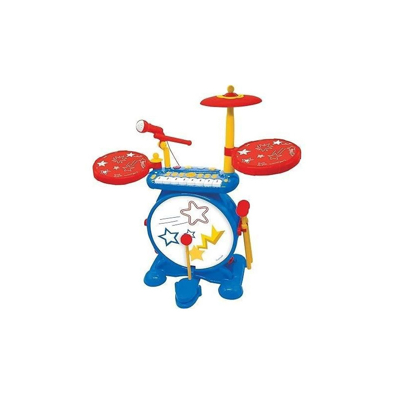 Lexibook - Electronic drum set for children - Luminous - Complete with