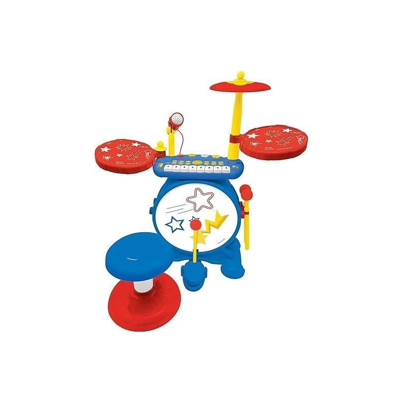 Lexibook - Electronic drum set for children - Luminous - Complete with