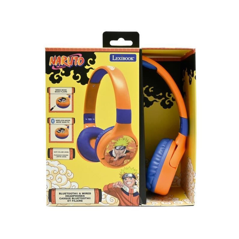 Naruto Comfortable and Foldable 2 in 1 Bluetooth and Wired Headset wit