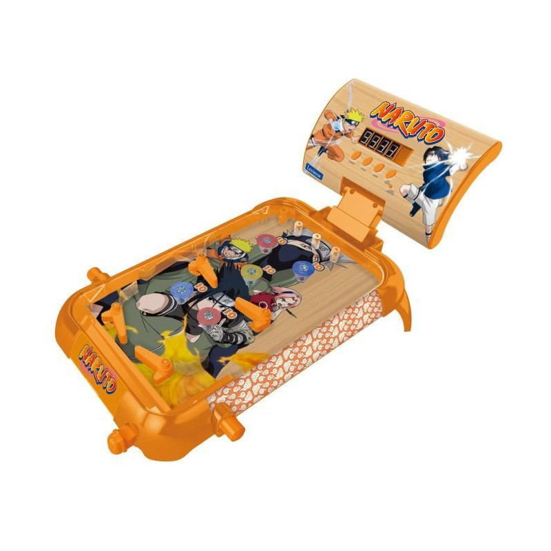 Naruto electronic table pinball machine with sounds, lights and on-scr