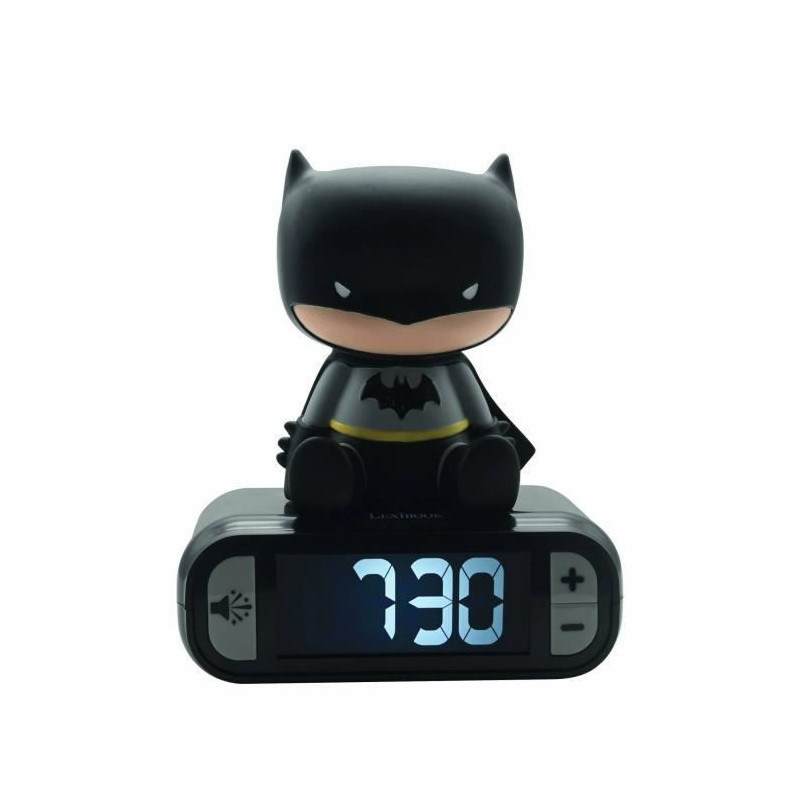 BATMAN - Digital alarm clock with 3D night light and sound effects - L