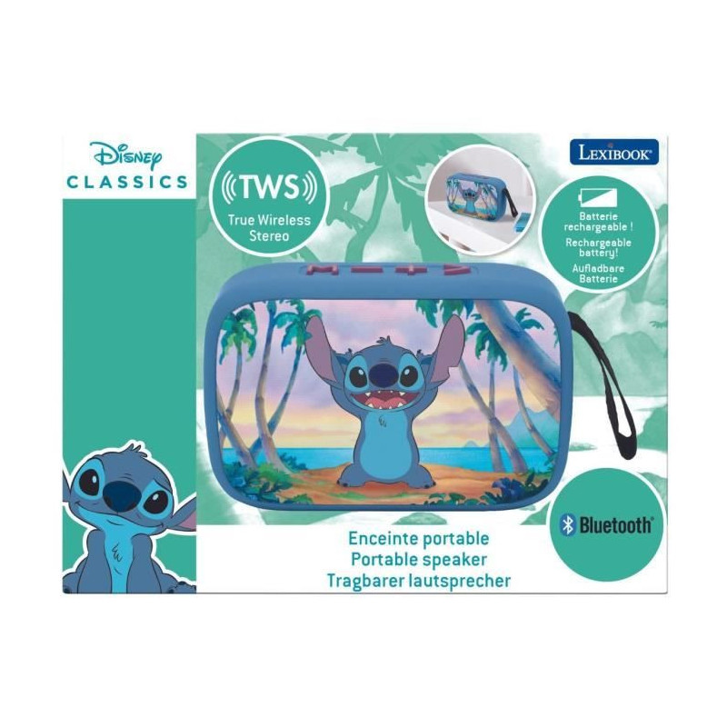 Stitch Portable Bluetooth Speaker with Fabric Finish