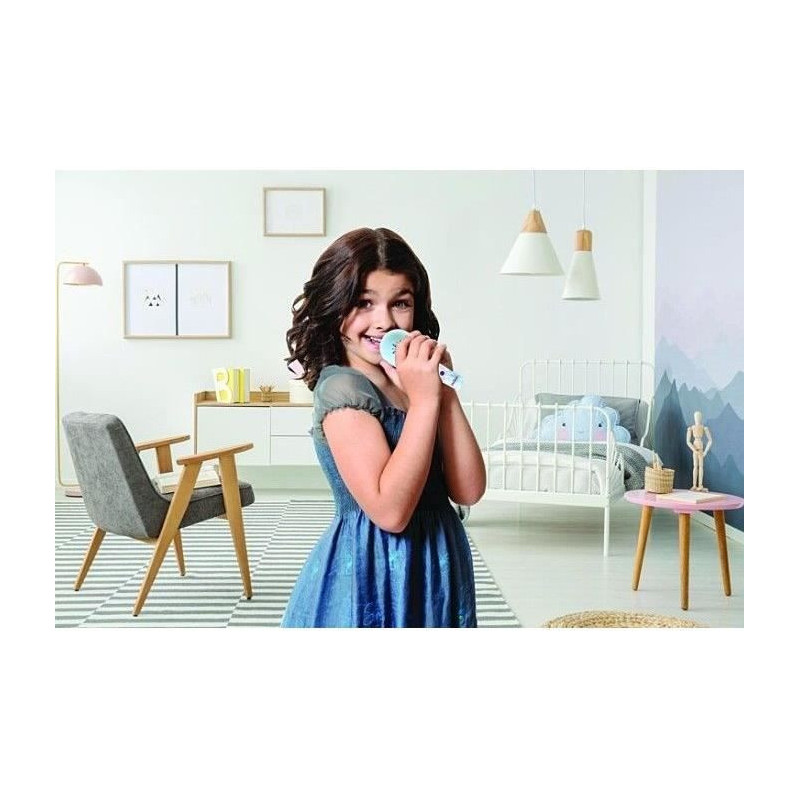 Lexibook - Frozen Karaoke Microphone - 3 modes and 4 voice effects - U
