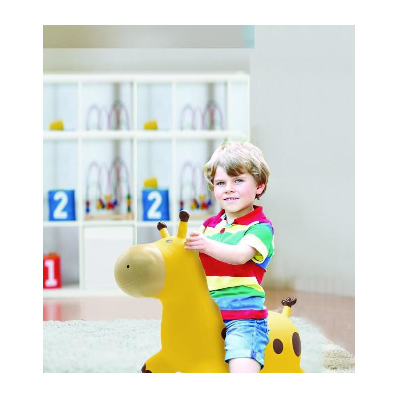 Inflatable jumping giraffe - Lexibook - 45 cm H - Manual pump included