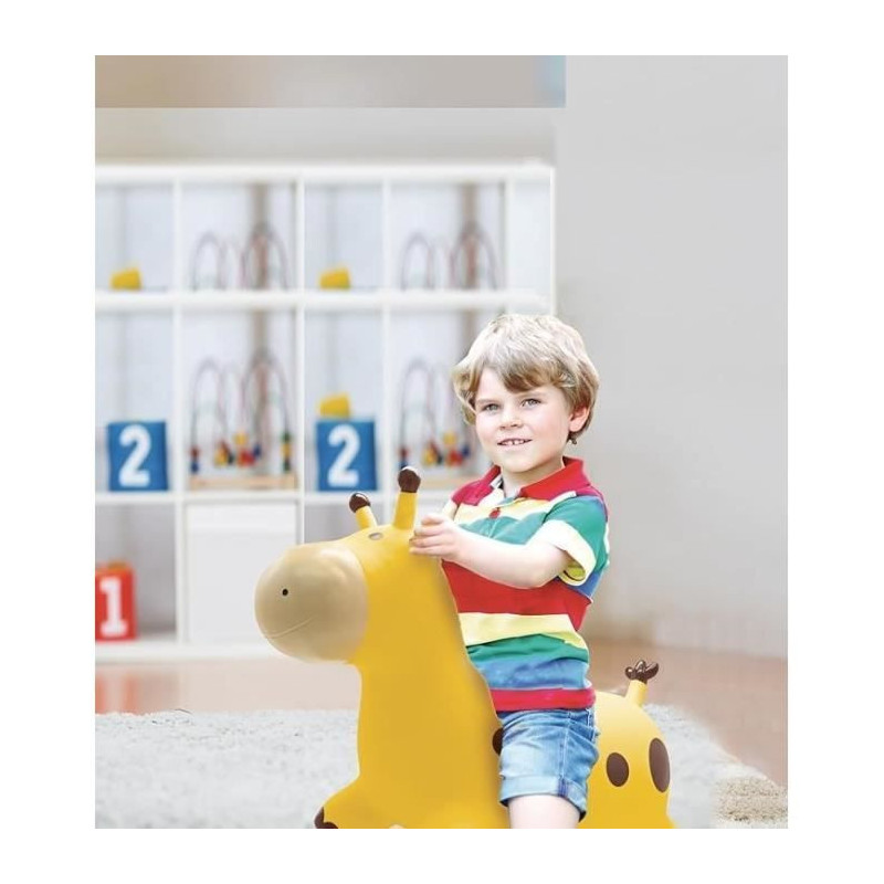 Inflatable jumping giraffe - Lexibook - 45 cm H - Manual pump included