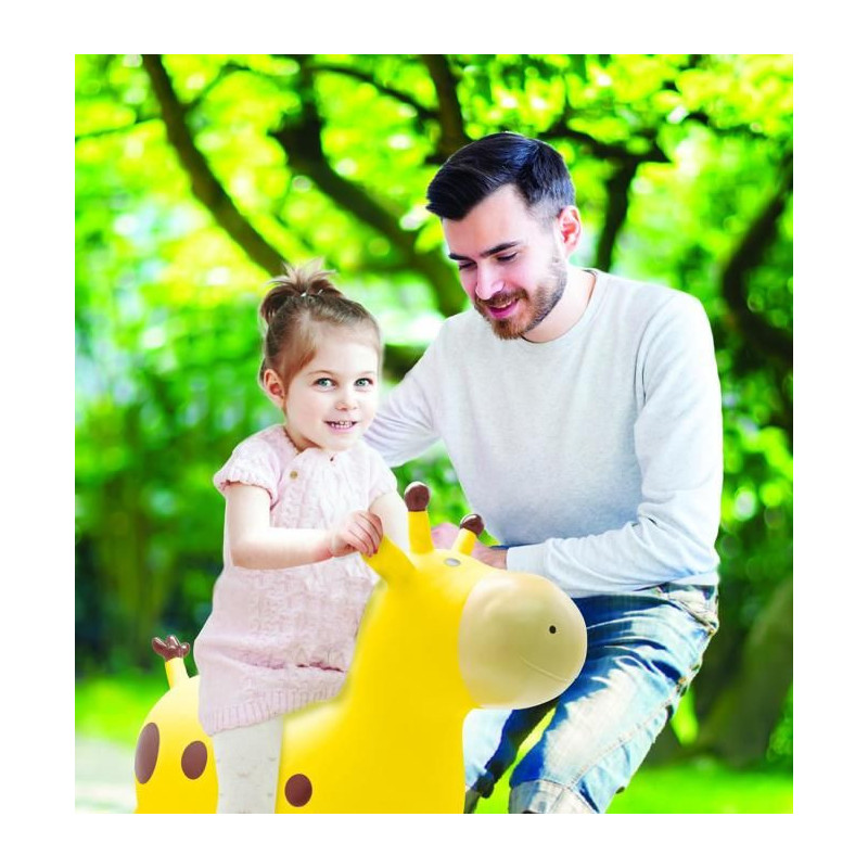 Inflatable jumping giraffe - Lexibook - 45 cm H - Manual pump included