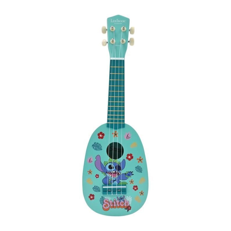 Stitch Ukulele, Approx. 53cm, Wood, 6 Nylon Strings, Guide Provided, L