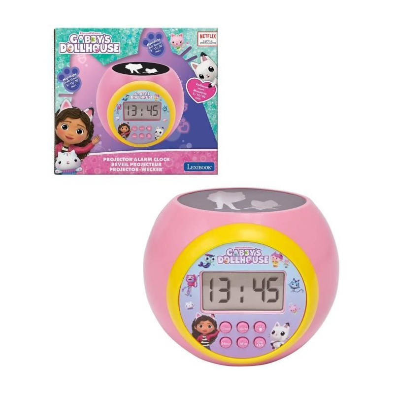 Gabby and the Magic House Projector Alarm Clock