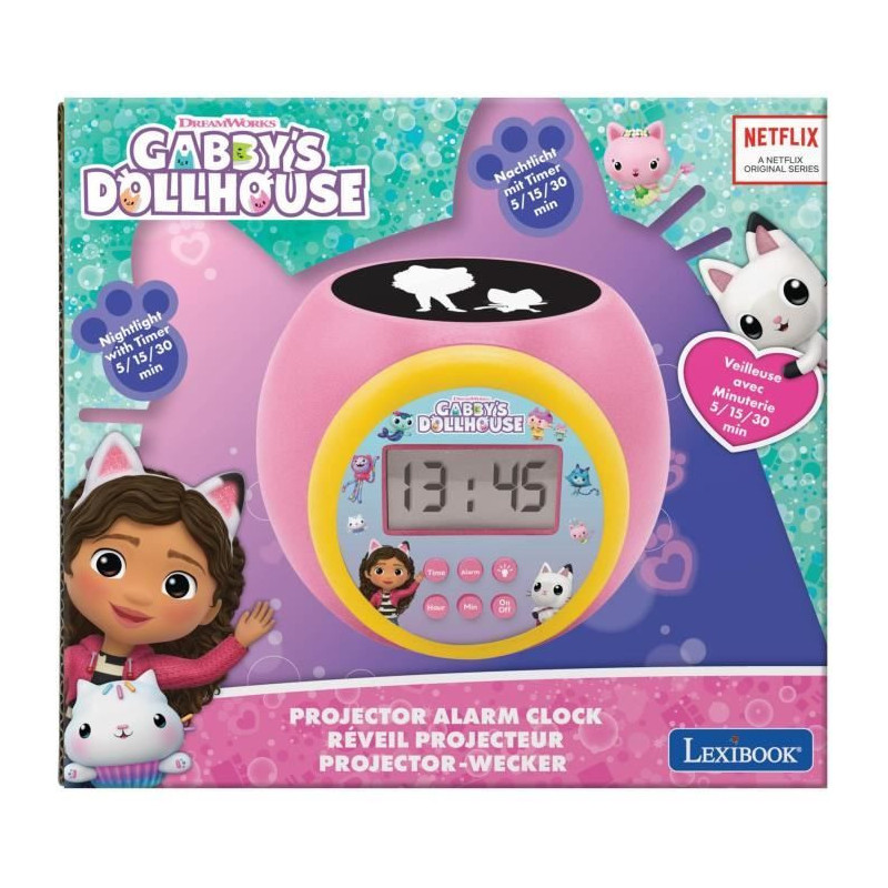Gabby and the Magic House Projector Alarm Clock
