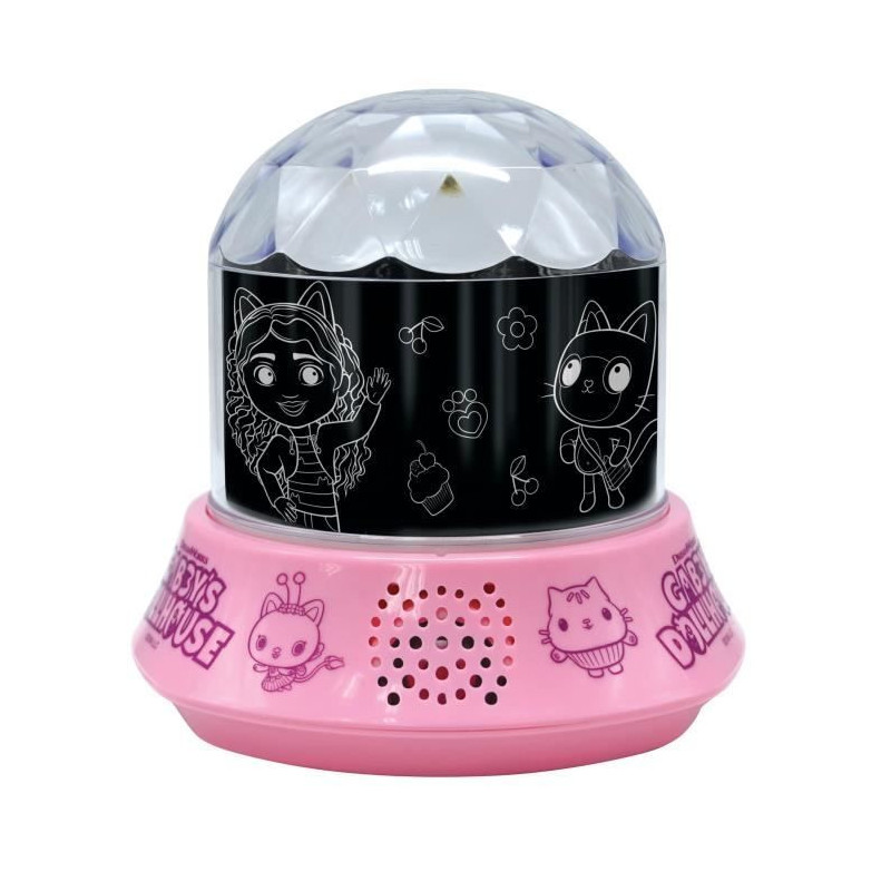 Gabby and the Magic House night light with speaker, projections, and m