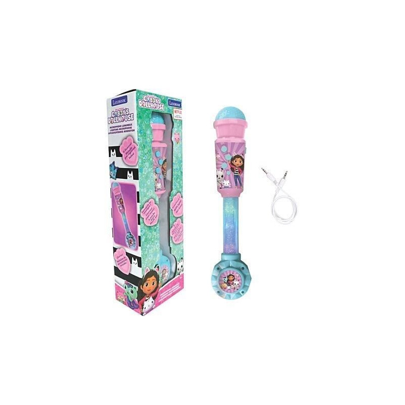 Gabby and the Magic House Microphone with Light Tube, Speaker (Auxilia
