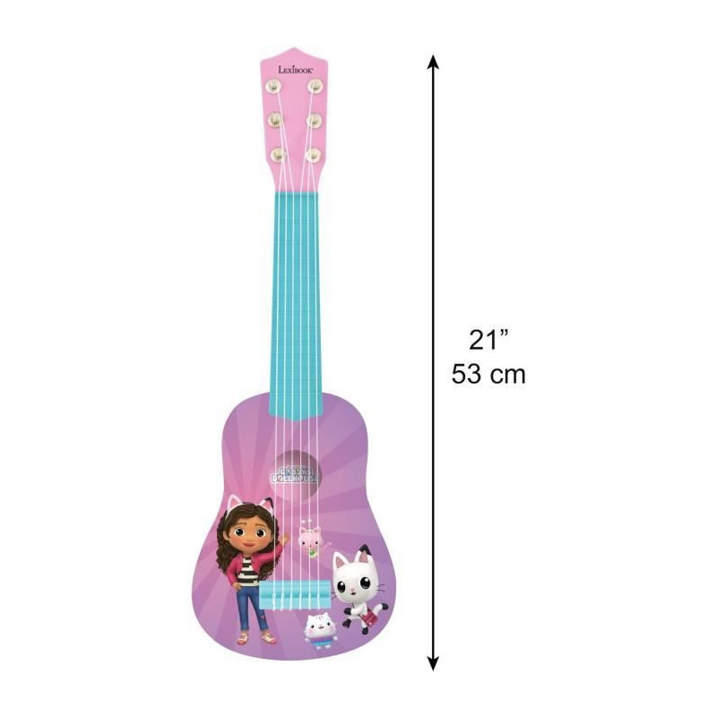 Lexibook - My First Guitar Gabby and the Magic House - 53cm - Learning
