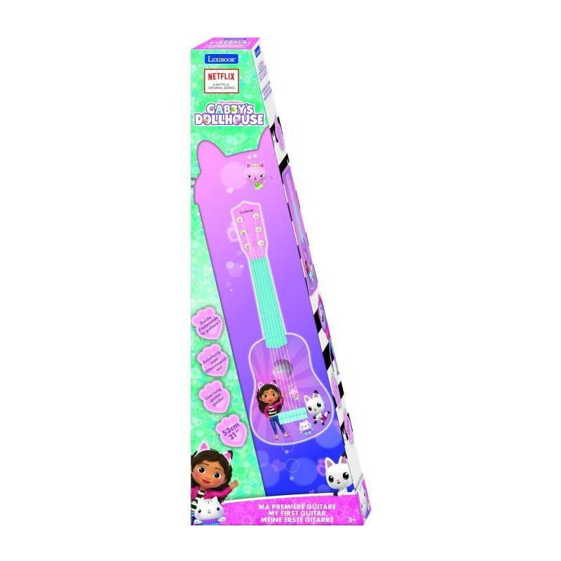 Lexibook - My First Guitar Gabby and the Magic House - 53cm - Learning