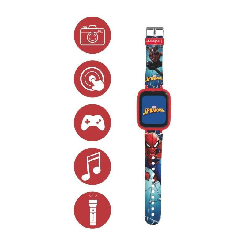 SpiderMan Color Screen Watch with Camera and 8GB Memory Card